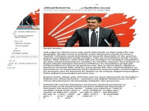 Süheyl Batum, ÇYDD ile ADD üyelerinden seçim çalışmaları için yardım istedi.