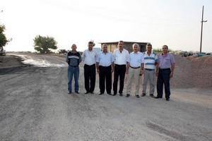 Kurşunlu Köyü sahil yolu asfalt çalışmaları başladı