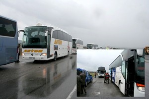 Mustafakemalpaşa'da Gemlik yürüyüşüne uygulama devam ediyor.