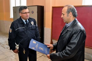 Kütahya İl Emniyet Müdürlüğü'nde ayın polisi Erdal Vural seçildi