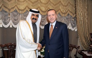 Katar Emiri Thani, Başbakan Erdoğan'ı ziyaret etti