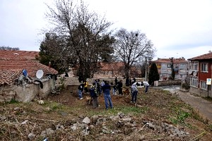 Hacı Hasan Ağa Camii alanında araştırma kazısı başlatıldı