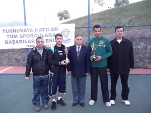 Osmaniye’de düzenlenen tenis turnuvası sona erdi