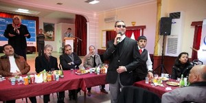 Engelli aileleri yemekte biraraya geldi