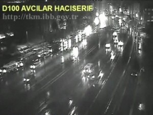 Metrobüs kazası mobese kamerasında