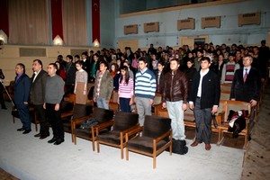 Üniversite öğrencileri terör konusunda bilgilendirildi