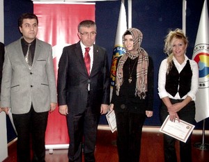 Genç girişimciler sertifikalarını törenle aldı