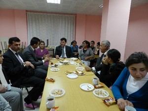 Şirvan Kaymakamı Öz, kız öğrenci yurdunu ziyaret etti