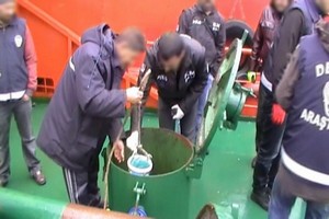 Mazot kaçakçılığı operasyonu polis kamerasında