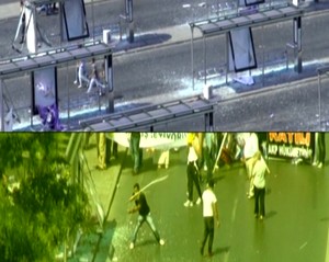Terör operasyonu zanlılarının katıldığı eylemler aydınlatıldı