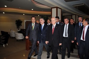Devlet Bahçeli Manavgat'tan ayrıldı