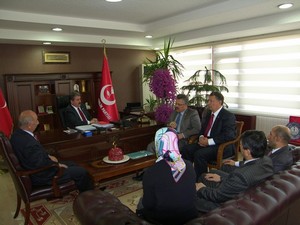 Destici, Demokratik Sendikalar Konfederasyonu üyelerini kabul etti
