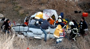 Kütahya'da trafik kazası: 1 ölü