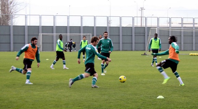 Bursaspor, Gaziantepspor maçı için pas çalıştı