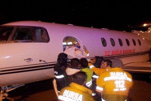 Üsküp’ten Hava Ambulans'la Bursa’ya hasta taşındı