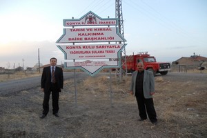 Kulu’da üç köyün arazisi, merkezi sulama sistemine kavuşuyor
