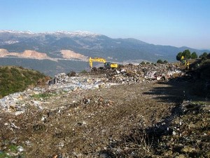 Umurbey çöp alan rehabilite ediliyor