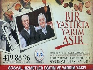 Bir yastıkta kocayanlar bir araya gelecek