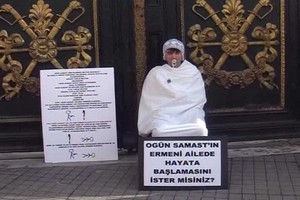 Beyoğlu'nda bir garip ‘Dink’ eylemi