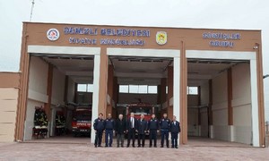Denizli'de Gümüşler itfaiye binası hizmete girdi