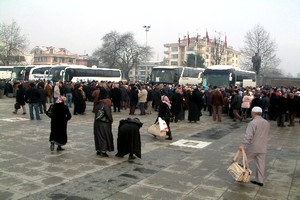 Gözyaşı ve dualarla kutsal topraklara uğurlandılar