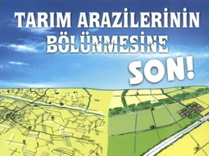 Tarım arazilerinin bölünmesini önlemek için 50 bin kişiyle anket yapılacak