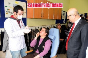 Afyonkarahisar Belediyesi'nden 250 engelliye ağız ve diş sağlığı tedavisi