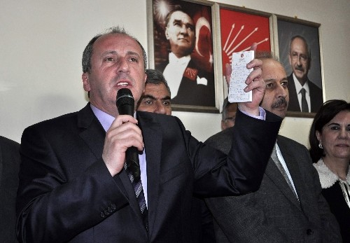 CHP’li İnce: AK Parti'ye karşı bir cephe oluşturalım