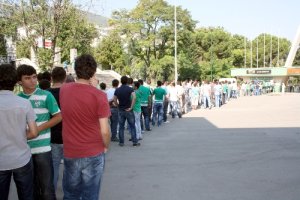 Bursaspor'da taraftarlar tur bekliyor