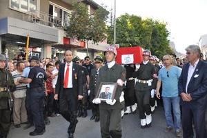 Şehit Üsteğmen Çiftçi, Afyonkarahisar'da toprağa verildi