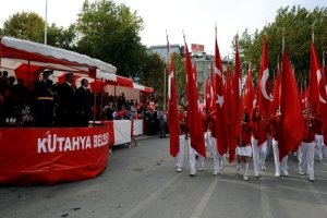 Cumhuriyetin ilanının 89. yıl dönümü, Kütahya'da da coşkuyla kutlandı