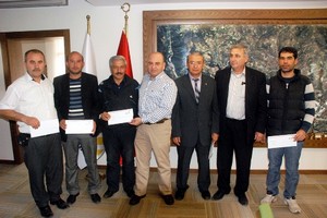 Gediz Belediyesi'nden amatör spor kulüplerine destek