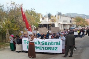 Termik Santral istemeyenler Keles’te yürüdü