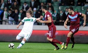 Bursaspor’da Forsell, performansıyla göz doldurdu