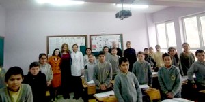 Maden suyu köyü ilkokulundan AB projesi