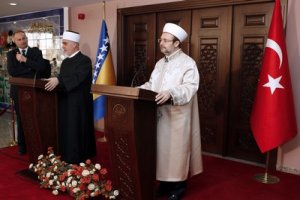 Diyanet İşleri Başkanı Görmez, Bosna Reis'ül Uleması Kavazoviç'i kabul etti...