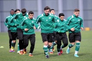 Bursaspor polis eşliğinde çalıştı