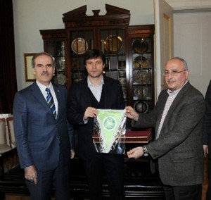 Ertuğrul Sağlam, Başkan Altepe'ye veda etti