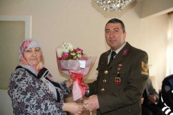 Şehit Aileleri Ziyaret Edildi