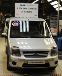1 milyonuncu Ford Transit Connect battan indirildi