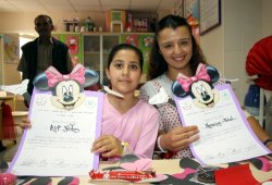 Hastanede karne sevinci