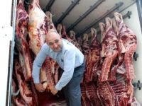 Afyonkarahisar'a 16 ton ithal et geldi