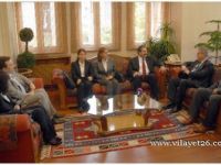 Sayıştay Başkanı Akyel, Vali Haluk İmga'yı ziyaret etti.