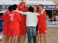 Plajda şampiyon Sağlıkspor