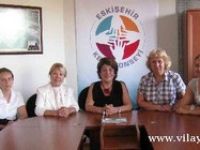 TOBB heyeti, Eskişehir Kadın Meclisi'ni ziyaret etti.