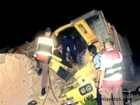 Kamyonun freni patladı, bir kişi öldü.