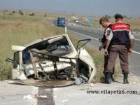 Kütahya'da trafik kazası: 3 yaralı