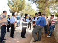 Mezarlıklarda ıskatçılara yönelik operasyon düzenledi.