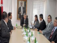 Emir Kır, Afyonkarahisar Valisi Haluk İmga'yı ziyaret etti.
