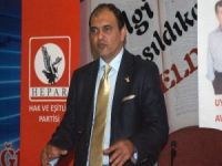 Hepar Kütahya Öğretmenevi'nde partisinin il ve ilçe teşkilatlarının yöneticileriyle toplandı